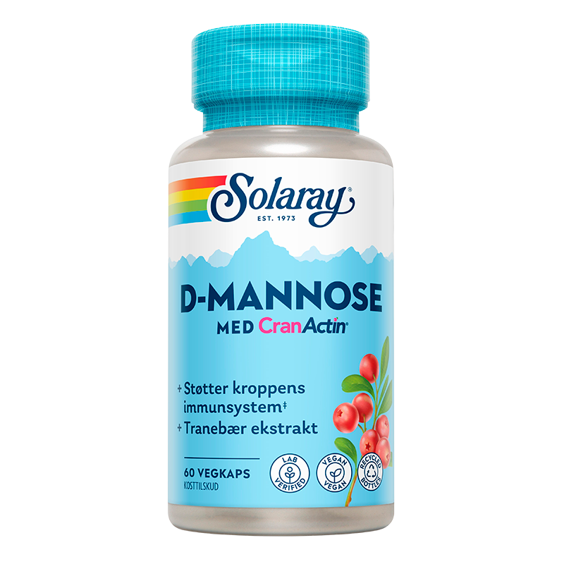 Solaray D-Mannose M. CranActin (60 kaps)