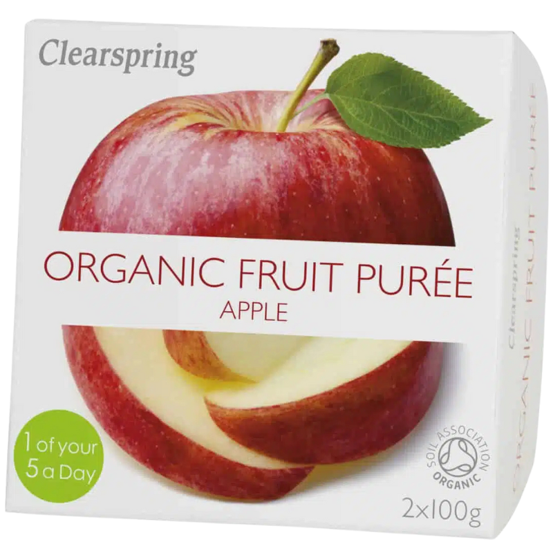 Clearspring Æble Frugtpuré Ø (2 x 100 g) Clearspring Æble Frugtpuré Ø (2 x 100 g)