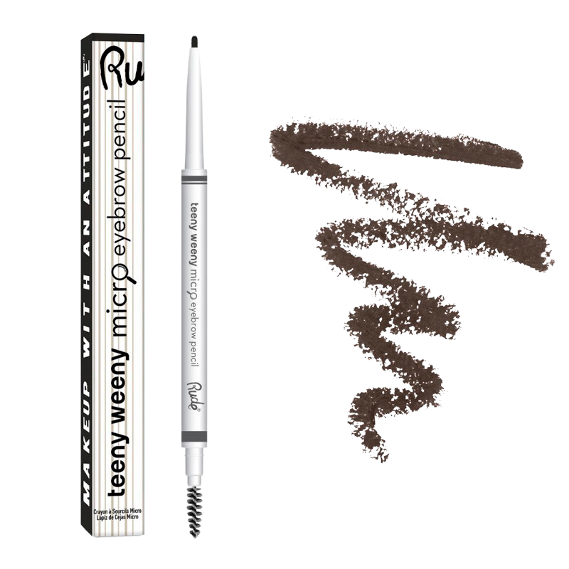RUDE Cosmetics Teeny Weeny Micro Eyebrow Pen Black Brown (1 stk)