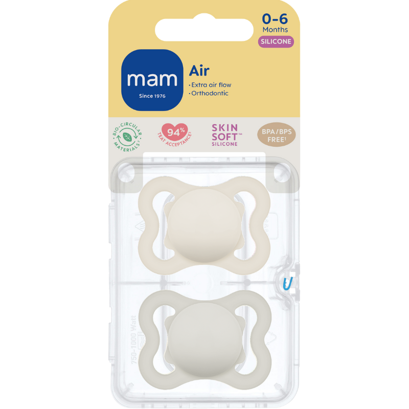 MAM Air Silk 0-6M Neutral (2 stk)