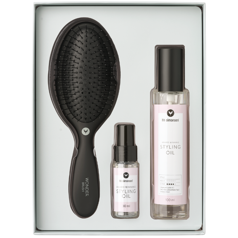 HH Simonsen Styling Oil Gift Box Inkl. Wonder Brush (1 sæt)