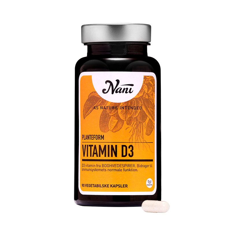 Nani Planteform Vitamin D3 (90 kaps)