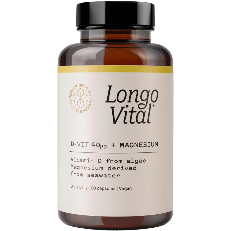 Longo Vital D-vitamin & Magnesium (60 stk)