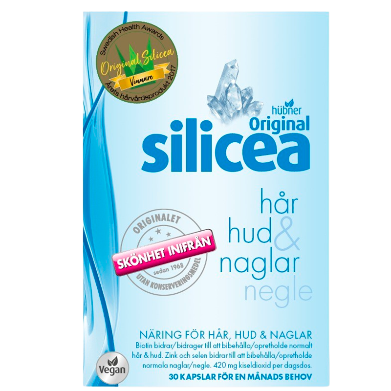 Hübner Silicea Original Hud, Hår & Negle (30 kaps)