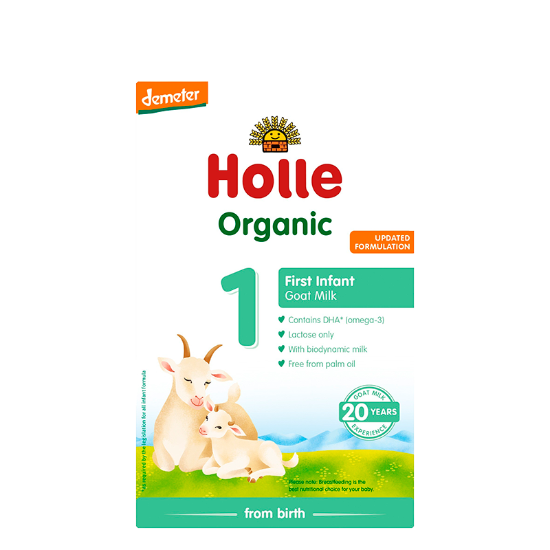 Holle Modermælkserstatning Gedemælk Basis 1 Ø (400g)