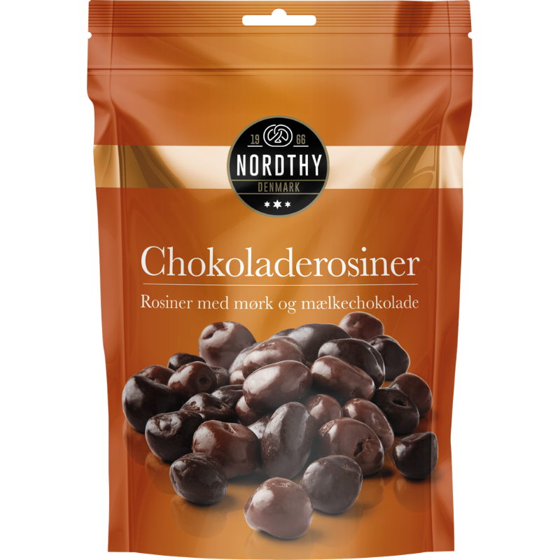 Nordthy Chokolade Rosiner (125 g)