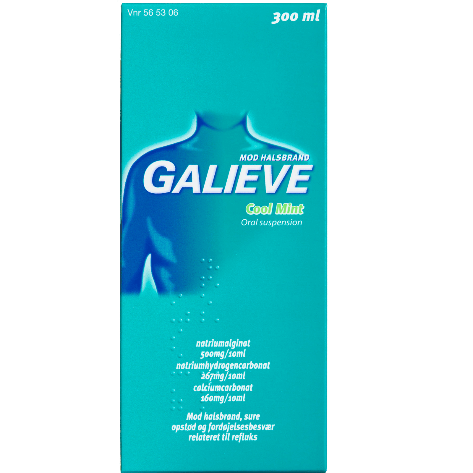 Cool Mint Oral Suspension 300 Ml Fra Galieve