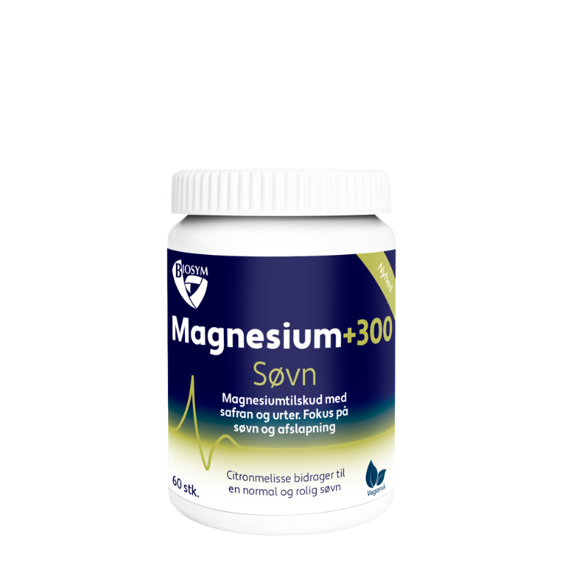 Biosym Magnesium 300 Søvn (60 kaps)