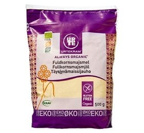 Urtekram Fuldkornsmajsmel Ø (500 g)