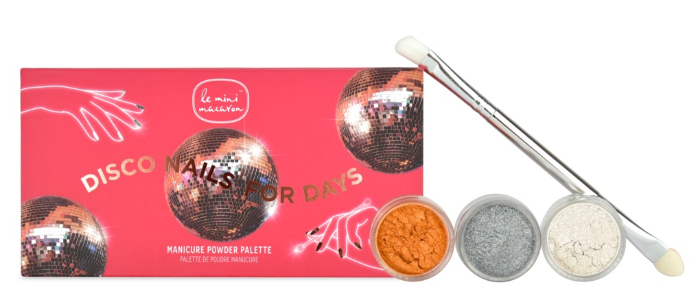 Le Mini Macaron Chrome Manicure Set Disco Nails For Days