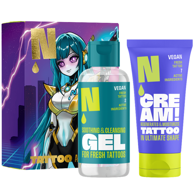 Neba Tattoo Aftercare Set Cream + Gel (1 sæt)