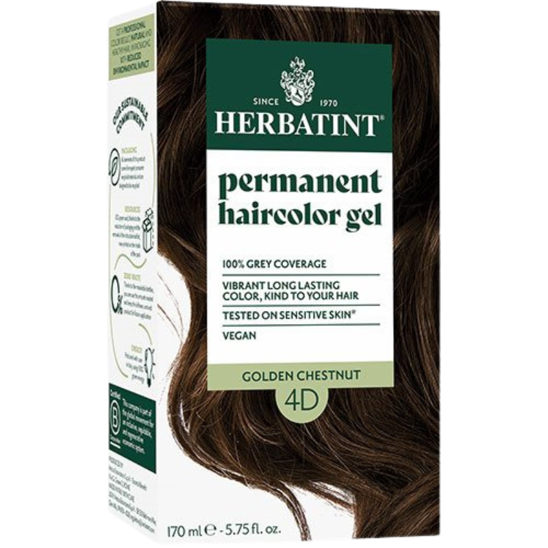 Herbatint 4D Hårfarve Golden Chestnut (170 ml)