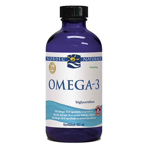 Nordic Naturals Omega 3 m. Citrus (237 ml)