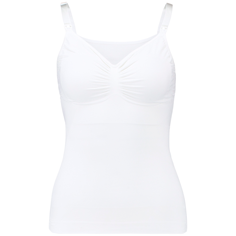 Carriwell Seamless Amme Top Med Shapewear Hvid - XLarge (1 stk)