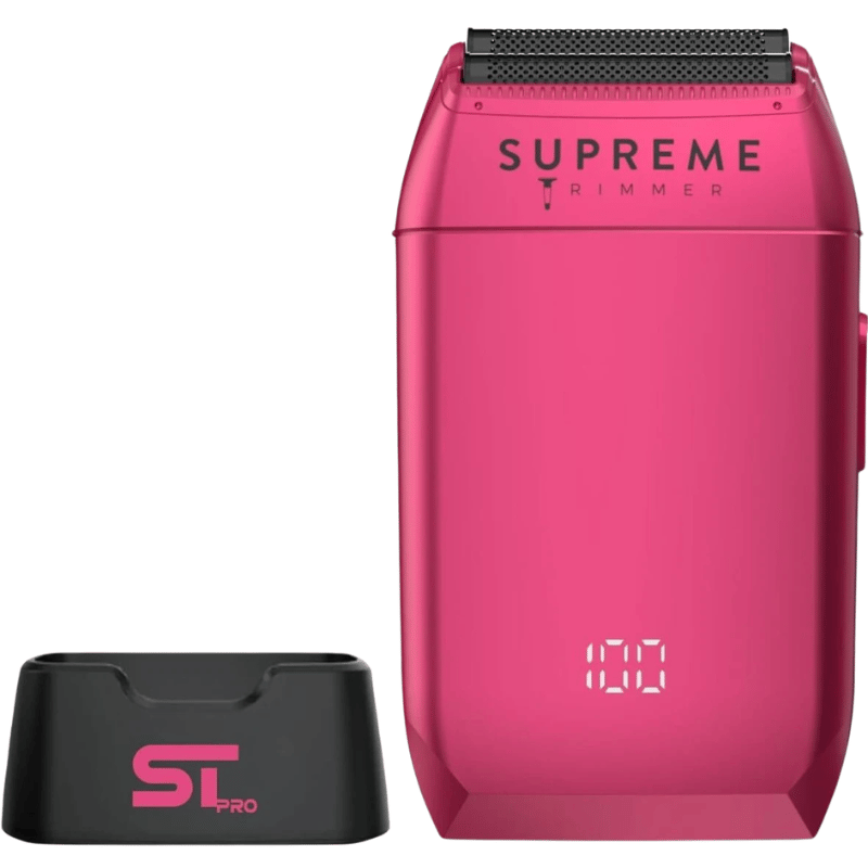 Supreme Trimmer Crunch Double Foil Shaver Pink (1 stk)