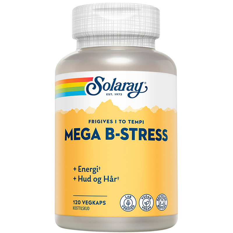 Solaray Mega B-Stress (120 kapsler)
