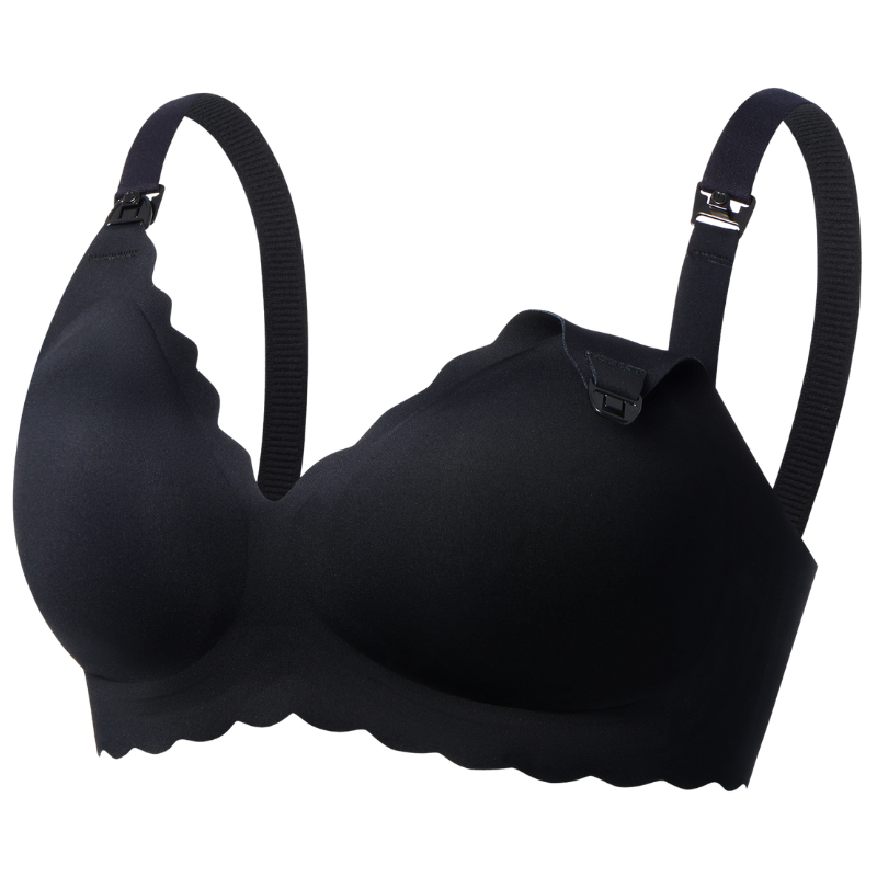 MomCozy Ammebh YN46 Sømløs Sort Str. M (1 stk)