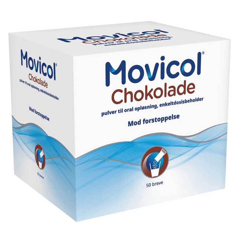 Movicol Pulver Oral Opløsning Chokolade (50 breve)