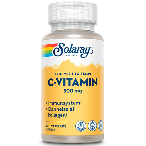 Solaray C-vitamin 500 mg (100 kapsler)
