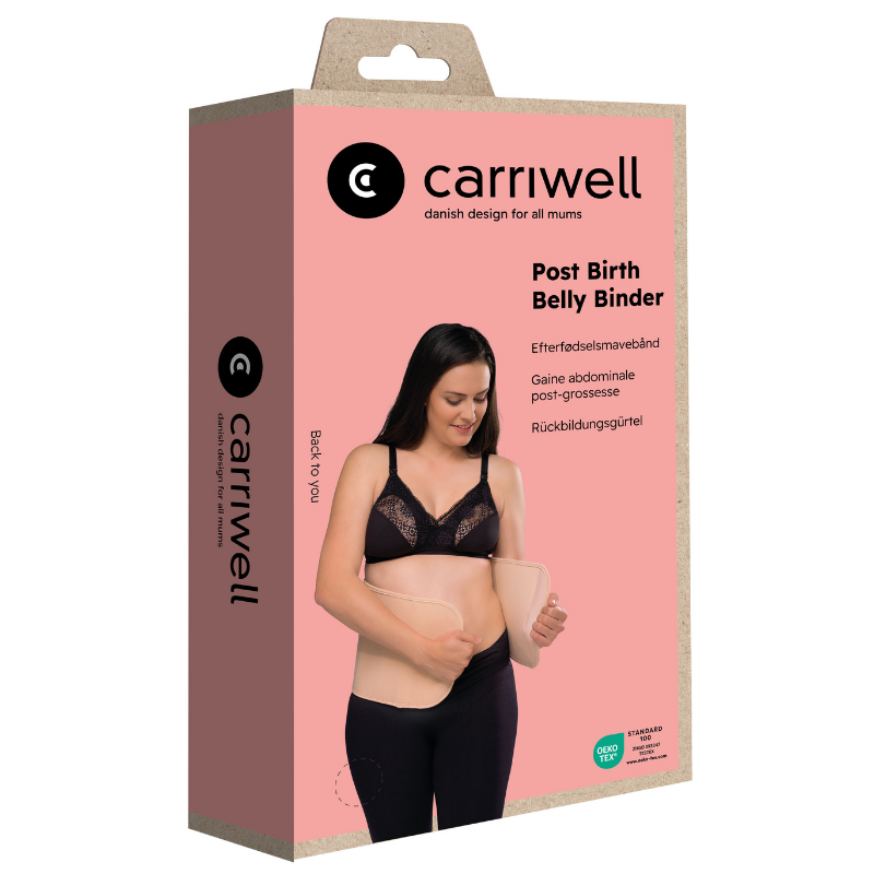 Carriwell Organic Mavebånd Belly Binder Black - S/M (1 stk)