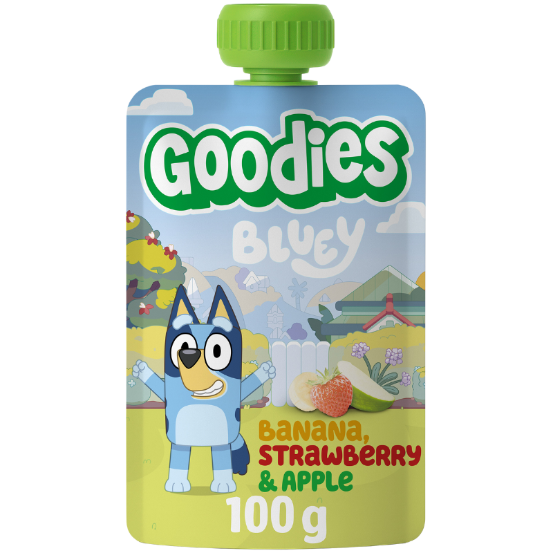 Goodies Bluey Banana, Strawberry & Apple Smoothie (100 g)