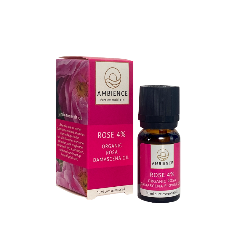 Ambience Æterisk Rose Olie 4% Ø (10 ml)