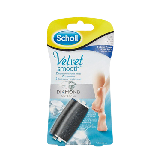 Scholl Velvet Smooth Roller Heads 2 stk.