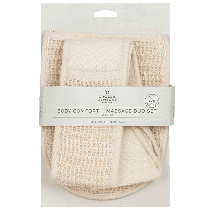 Croll & Denecke Massage Duo Set Massage Strap & Glove (1 sæt) fra Croll & Denecke