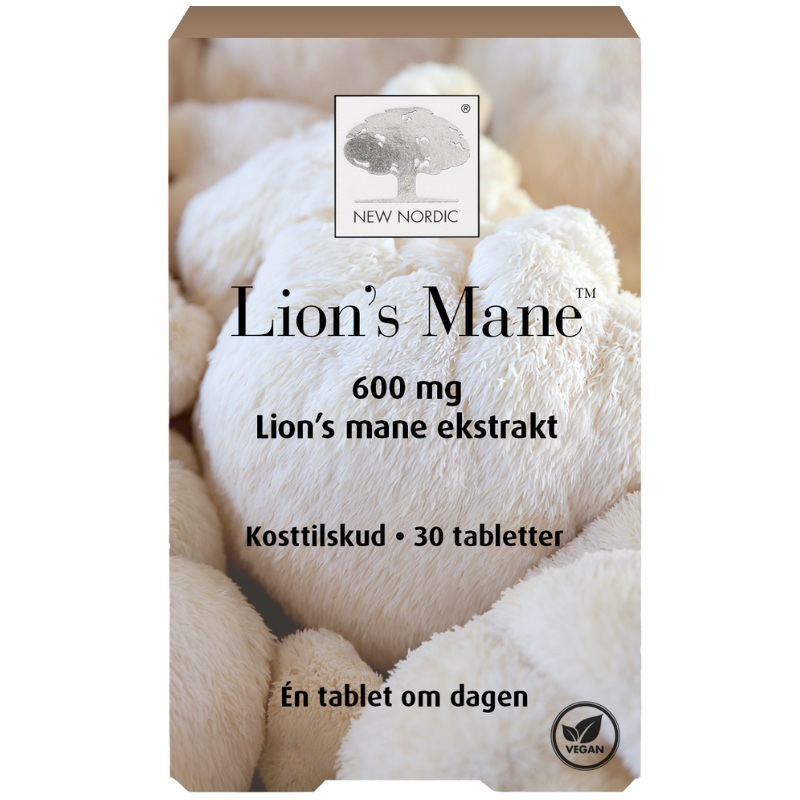 New Nordic Lion's mane 600 mg (30 tabl)