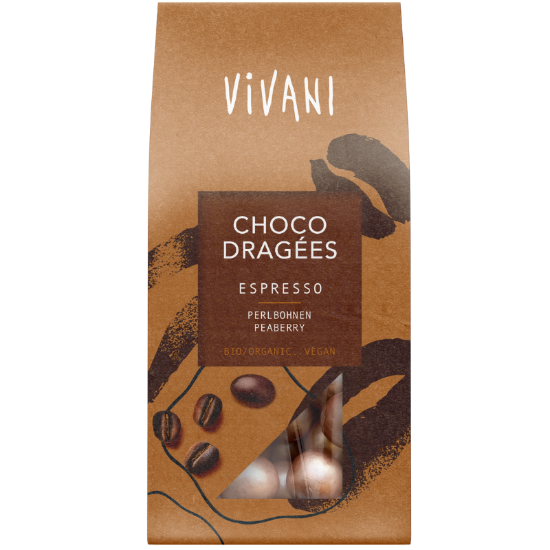 Vivani Choco Dragee Espresso Ø (75 g)