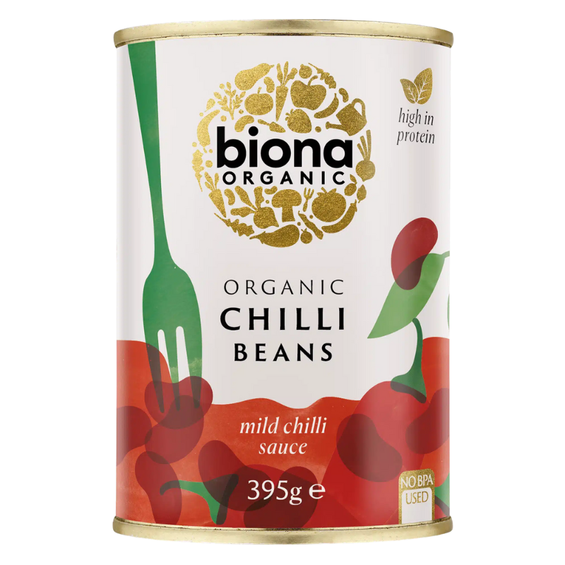 Biona Røde Kidneybønner i Chilisauce Ø (395 g)