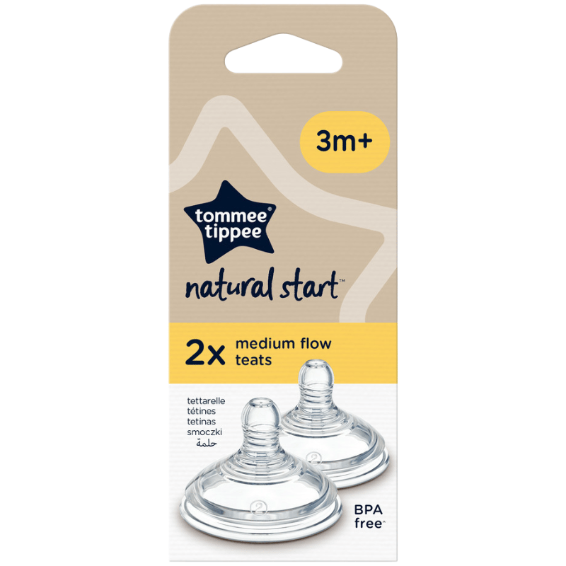 Tommee Tippee Natural Start Flaskesut Medium Flow (2 stk)