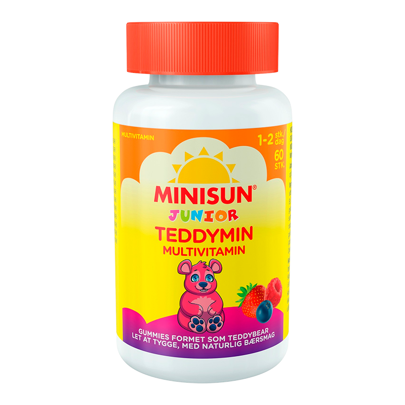 Minisun Junior Teddymin Multivitamin (60 stk)