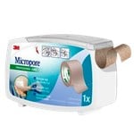 3M Micropore Kirurgisk Tape Lysebrun 2,5 cm x 9,1 m (1 stk)