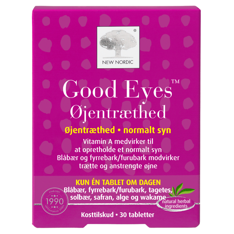 New Nordic Good Eyes Øjentræthed (30 tabl)