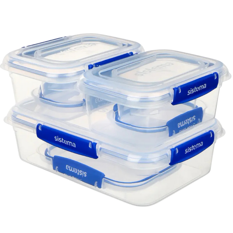 Sistema Essentials Klip It Plus Opbevaringsboks 6-pak (6 stk)