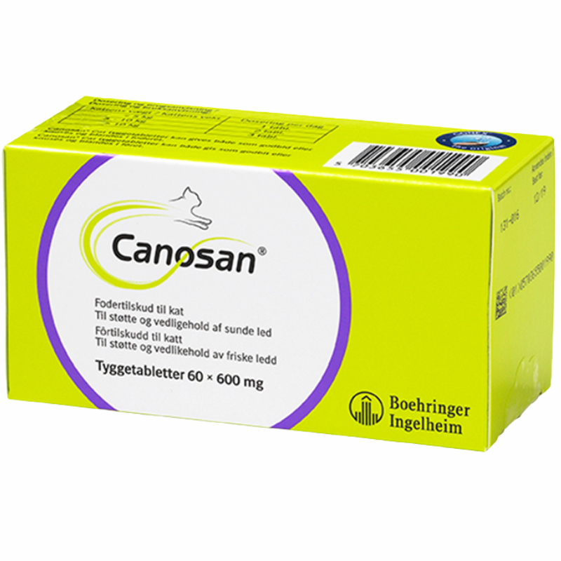 Canosan Tyggetabletter Kat (60 stk)
