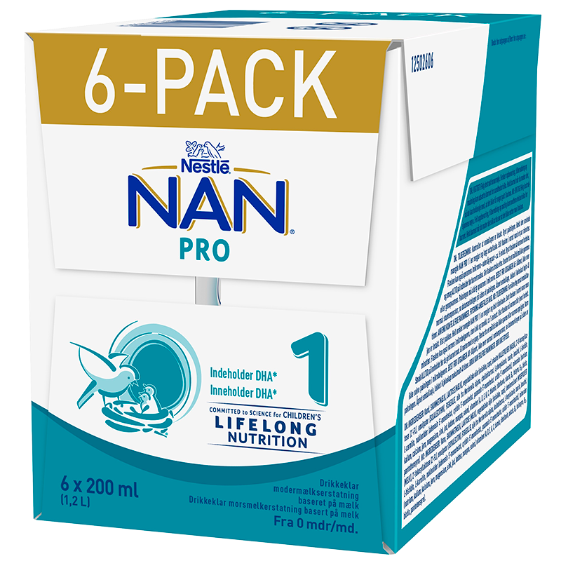 NAN PRO 1 Drikkeklar (6x200 ml)