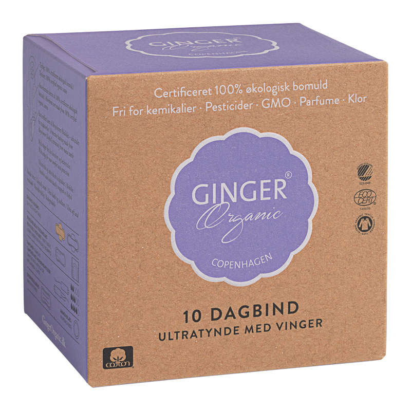 Ginger Organic Bind Dag (10 stk)