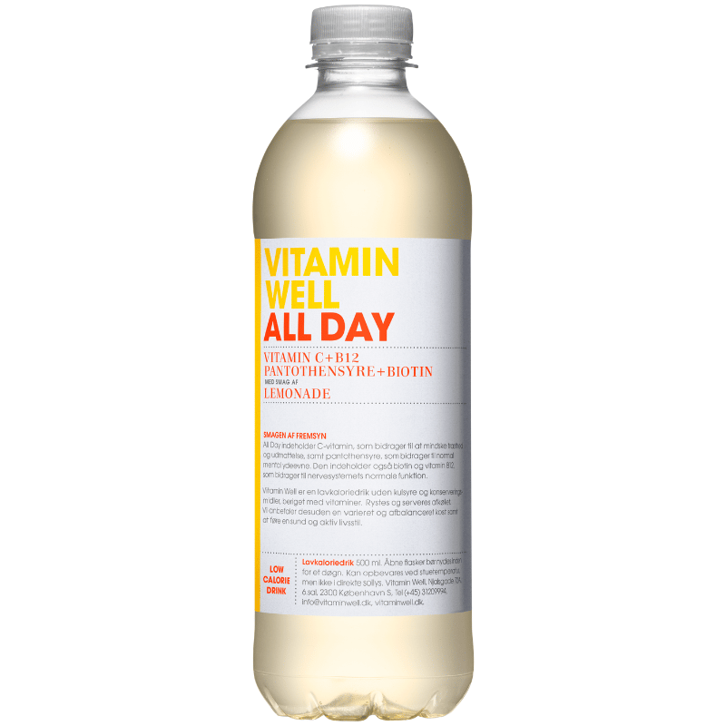 Vitamin Well All Day Lemonade (500 ml) fra Vitamin Well