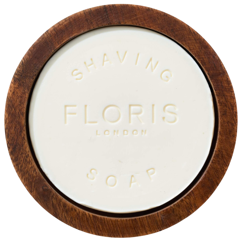 Floris of London Santal Barbersæbe I Træskål (100 g)