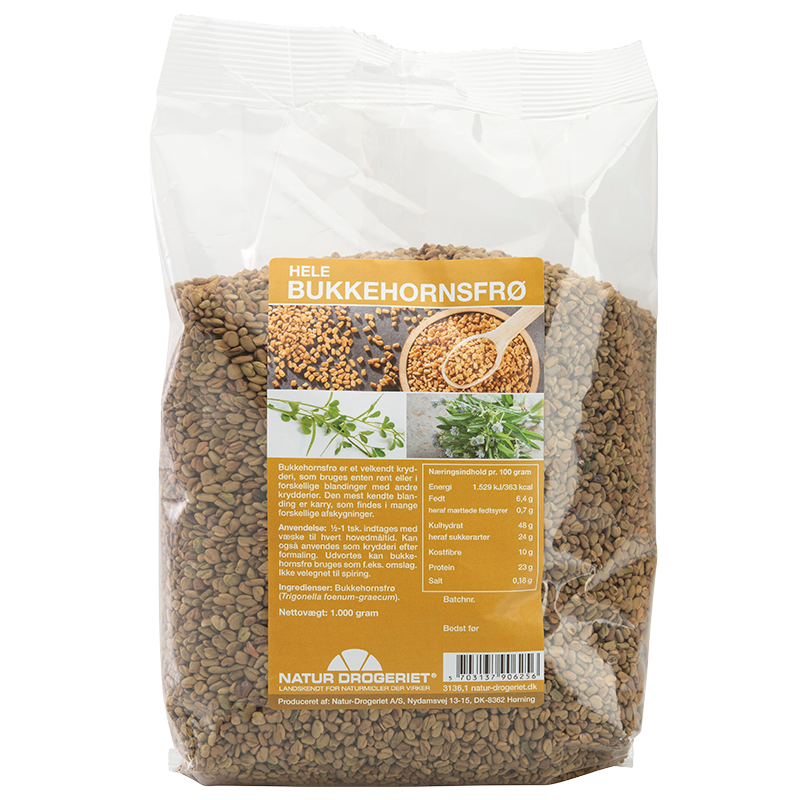 Natur Drogeriet Bukkehornsfrø hele (1 kg)