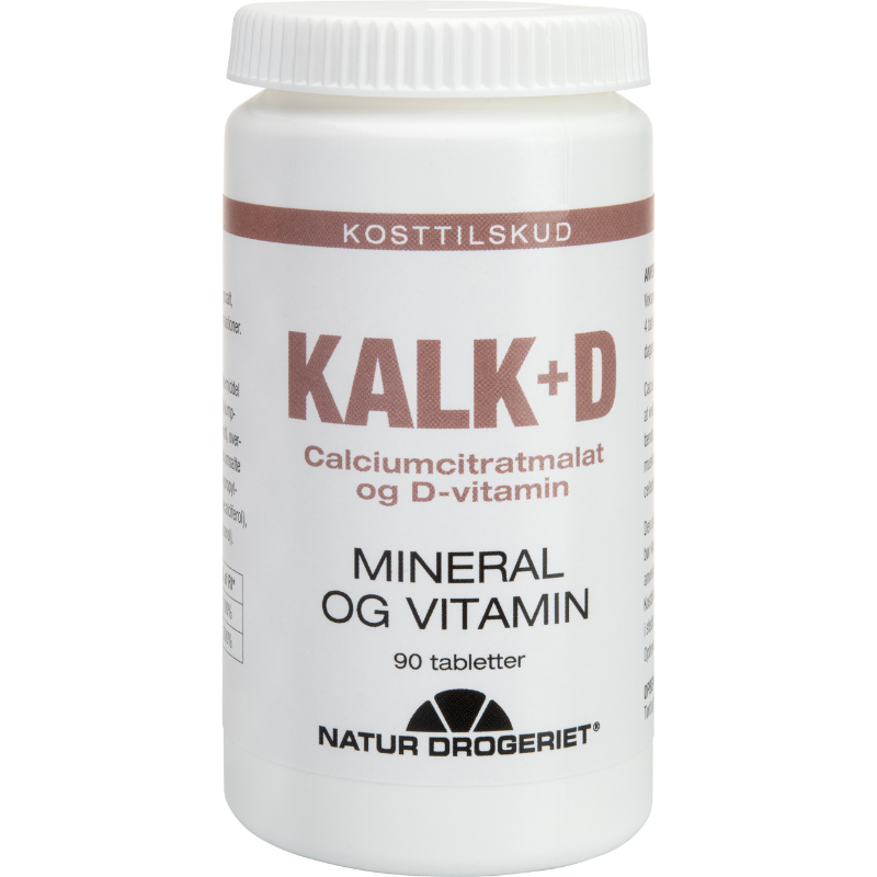 Natur Drogeriet Kalk + D tabletter (90 tabl)