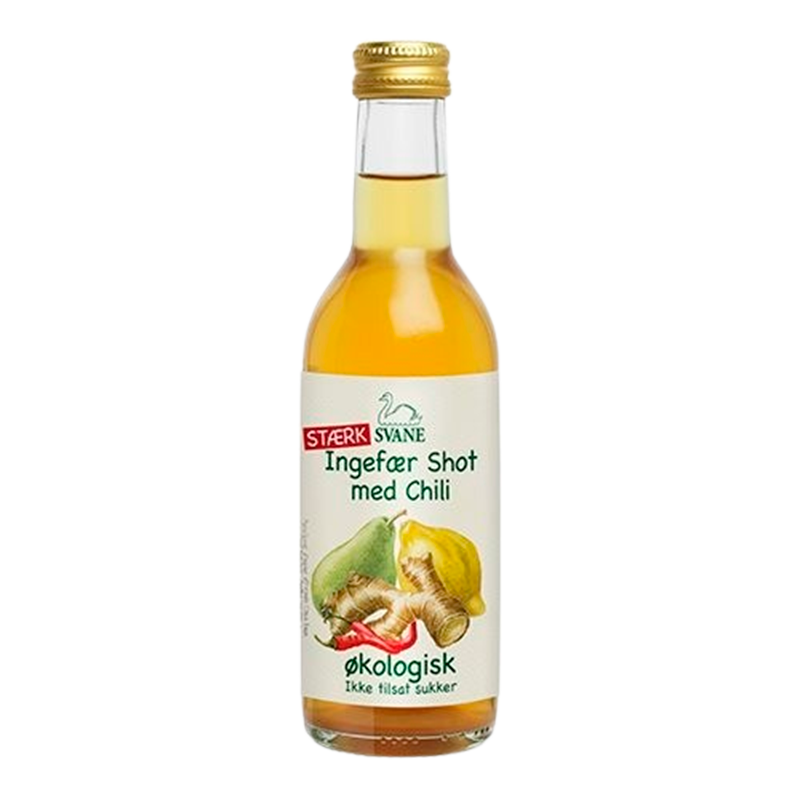 Svane Ingefær shot m. chili Ø (250ml)