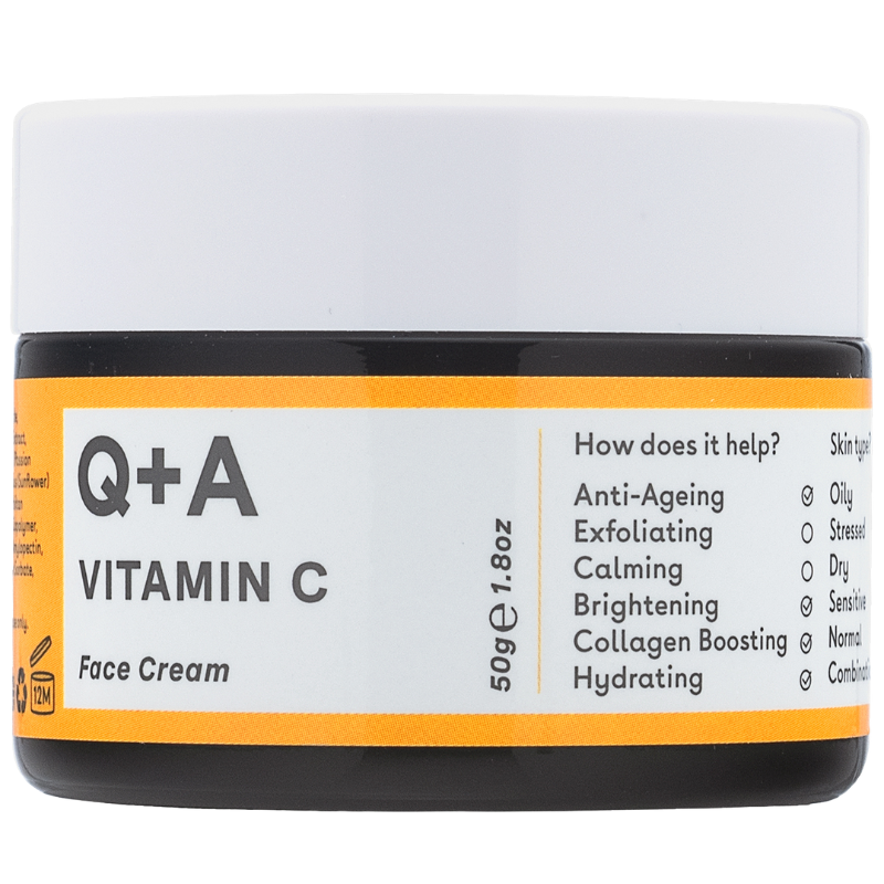 Q+A Vitamin C Radiance Face Cream (50 g)