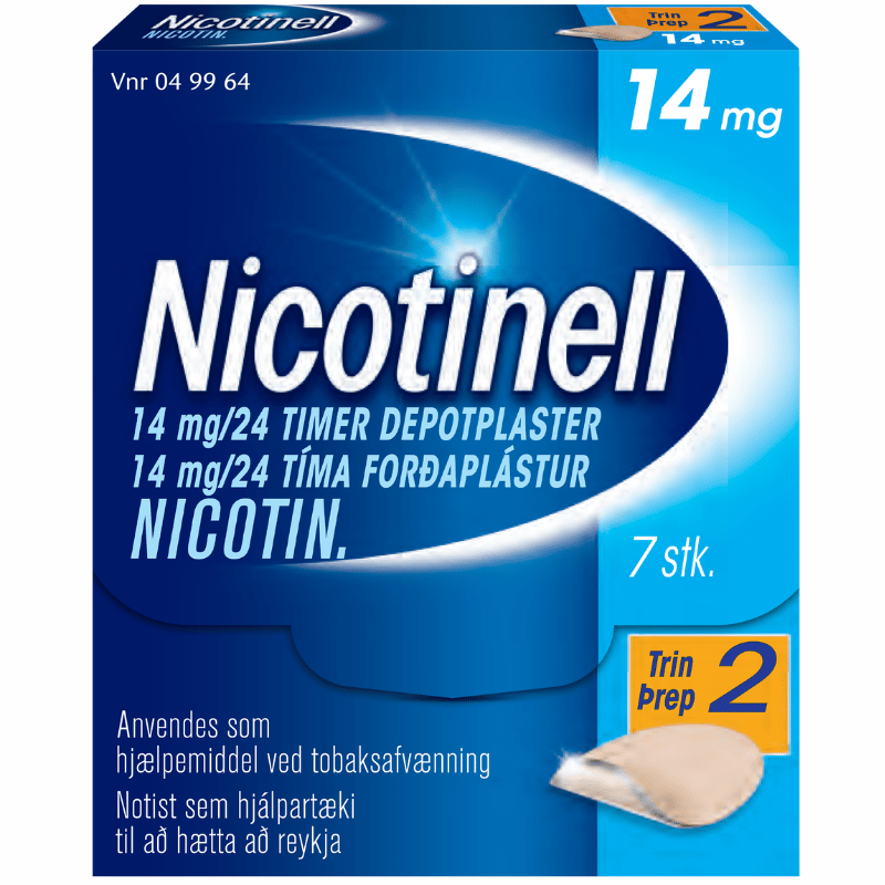 Nicotinell Depotplaster 14 mg (7 stk)