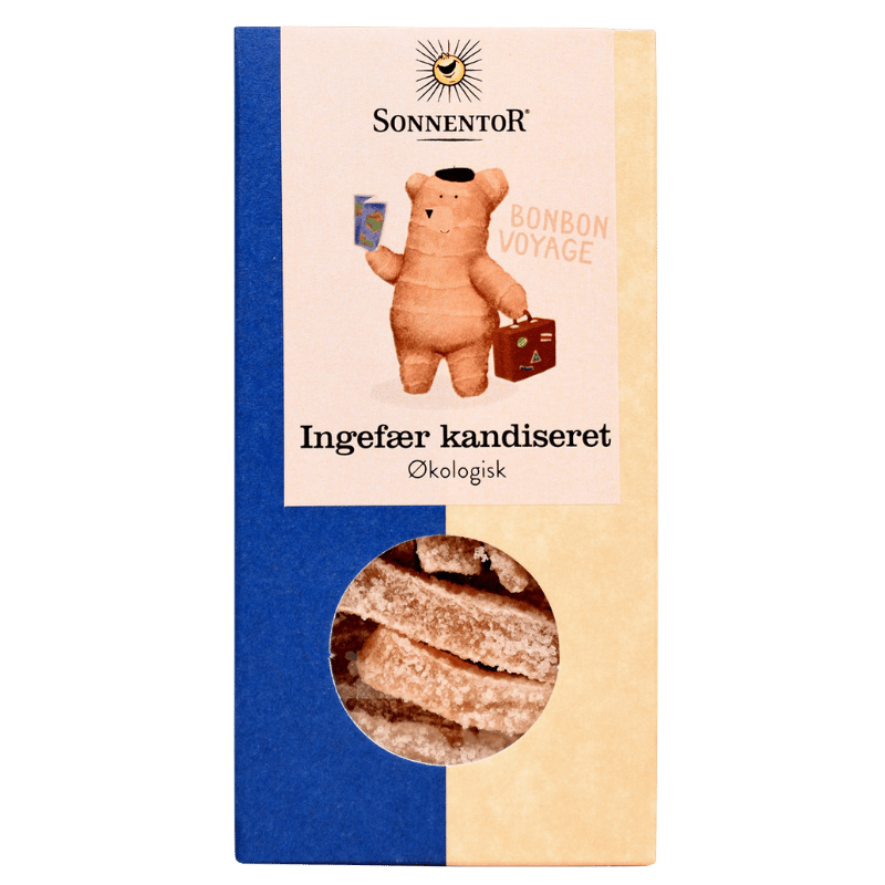 Ingefær kandiseret Ø 75 gr.