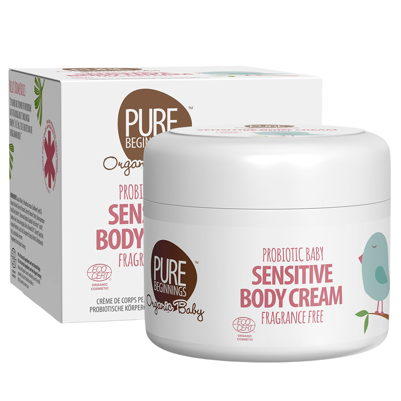 Pure Beginnings Organic Baby Sensitive Cream Wash Fragrance Free (250 ml)