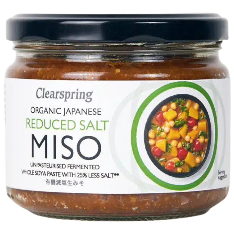 Clearspring Miso Brown Rice Upasteuriseret Reduceret Salt Ø (270 g)