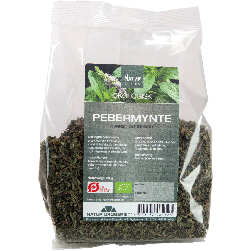 Natur Drogeriet Pebermynte fint skåret Ø 80 gr.